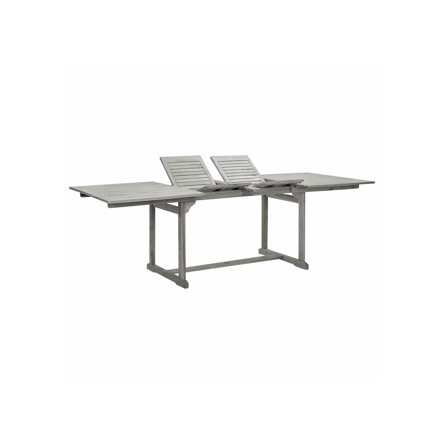 Table à dîner de jardin (160-240)x100x75cm Bois d'acacia massif