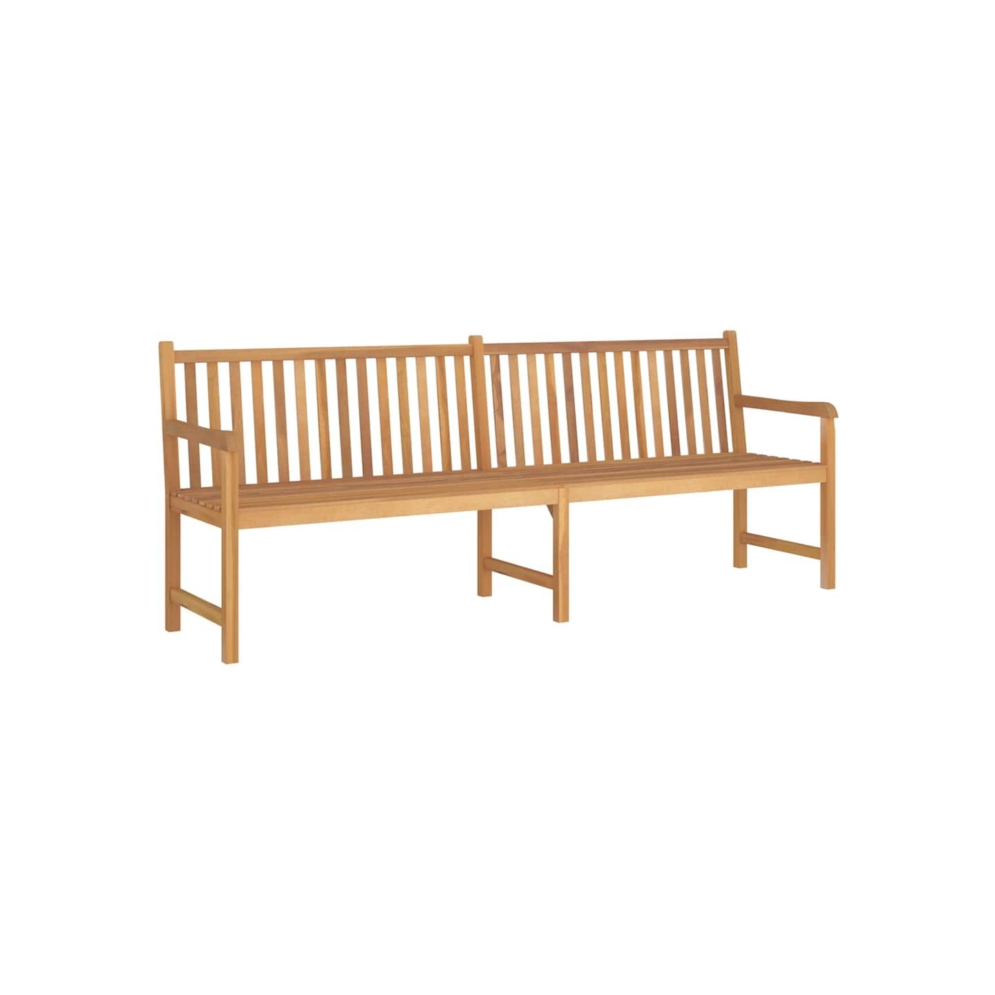 Banc de jardin 228 cm bois de teck solide