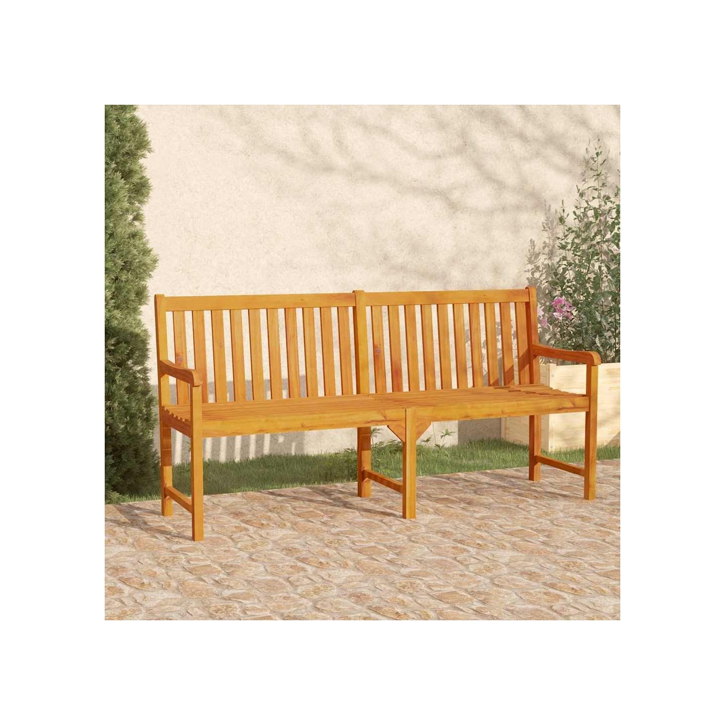 Banc de jardin 180 cm Bois solide d'acacia