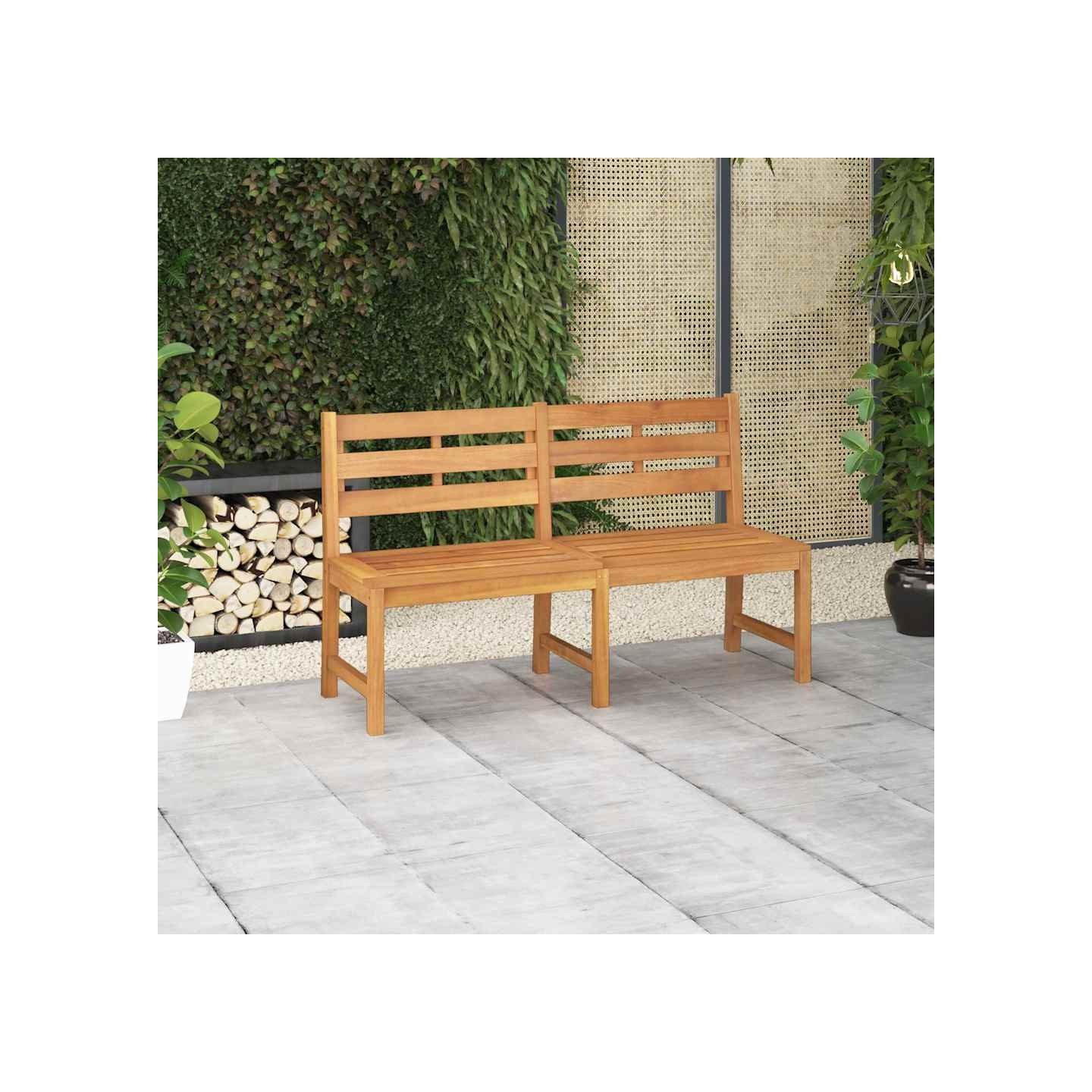 Banc de jardin 150 cm bois de teck massif