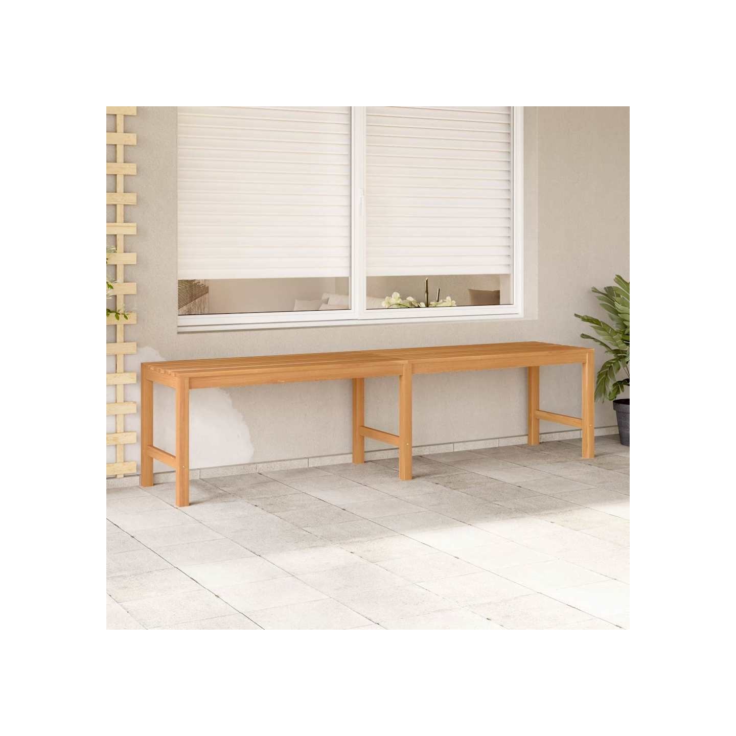 Banc de jardin 180 cm bois de teck solide