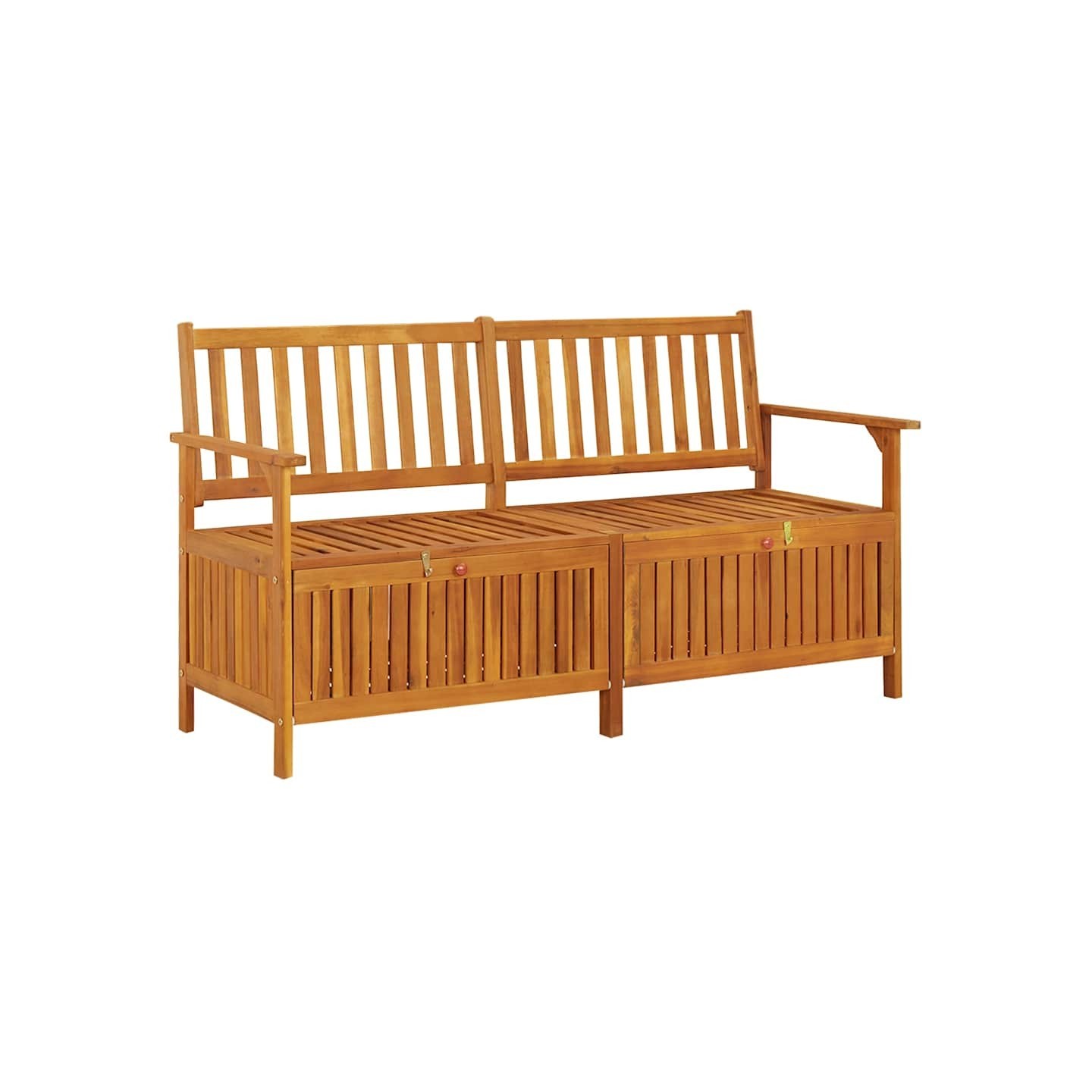 Banc de rangement 148 cm Bois d'acacia solide