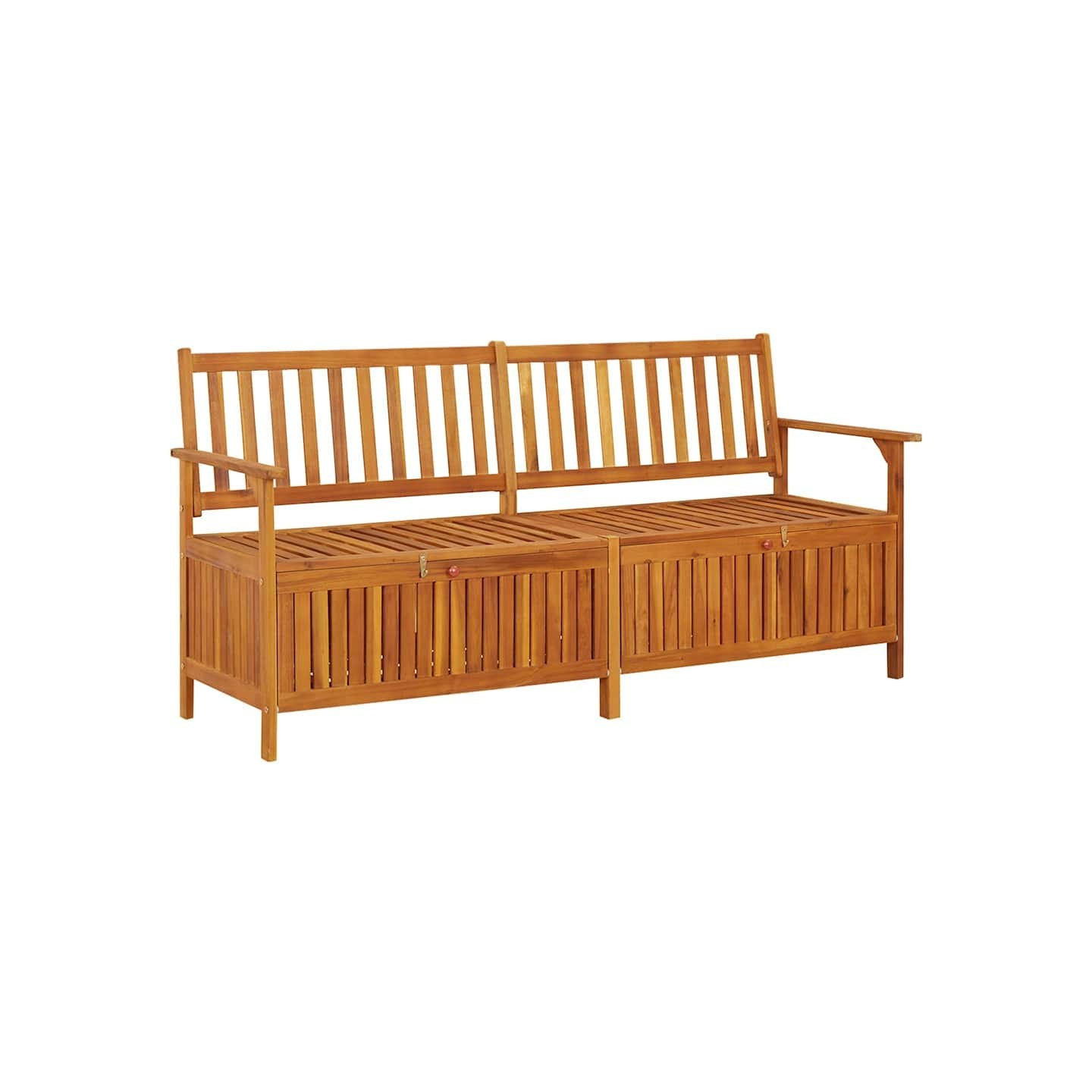 Banc de rangement 170 cm Bois d'acacia solide