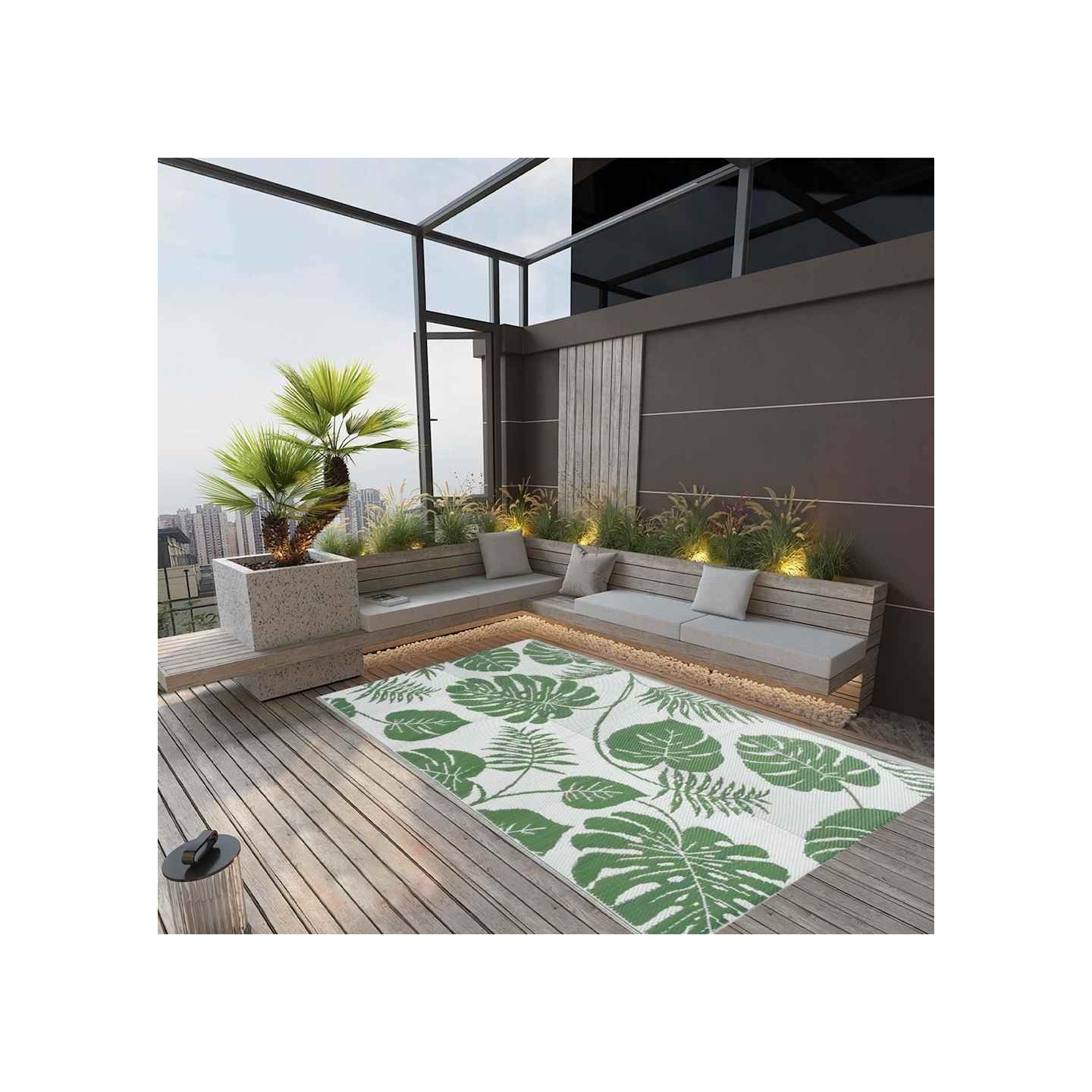 Tapis d'extérieur ARAKIL Vert 160x230 cm PP
