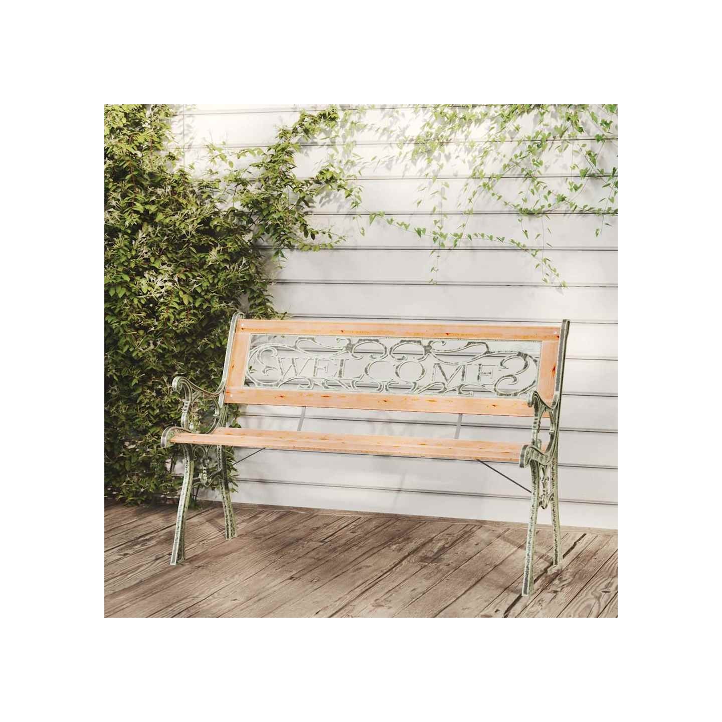 Banc de jardin 122 cm Bois de sapin massif