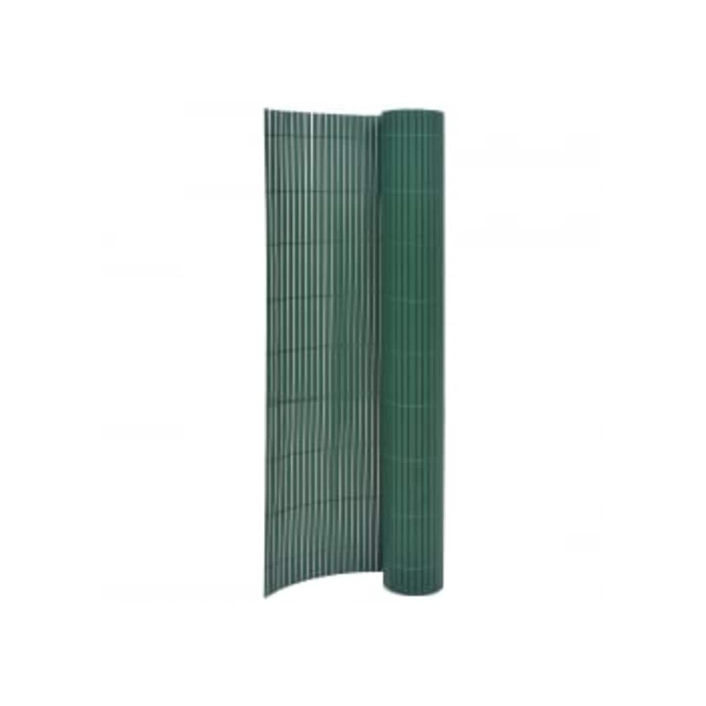 Clôture de jardin double face 90x400 cm Vert