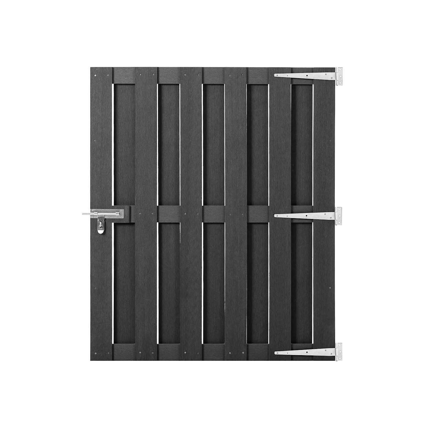 Portillon WPC 100x112 cm Gris