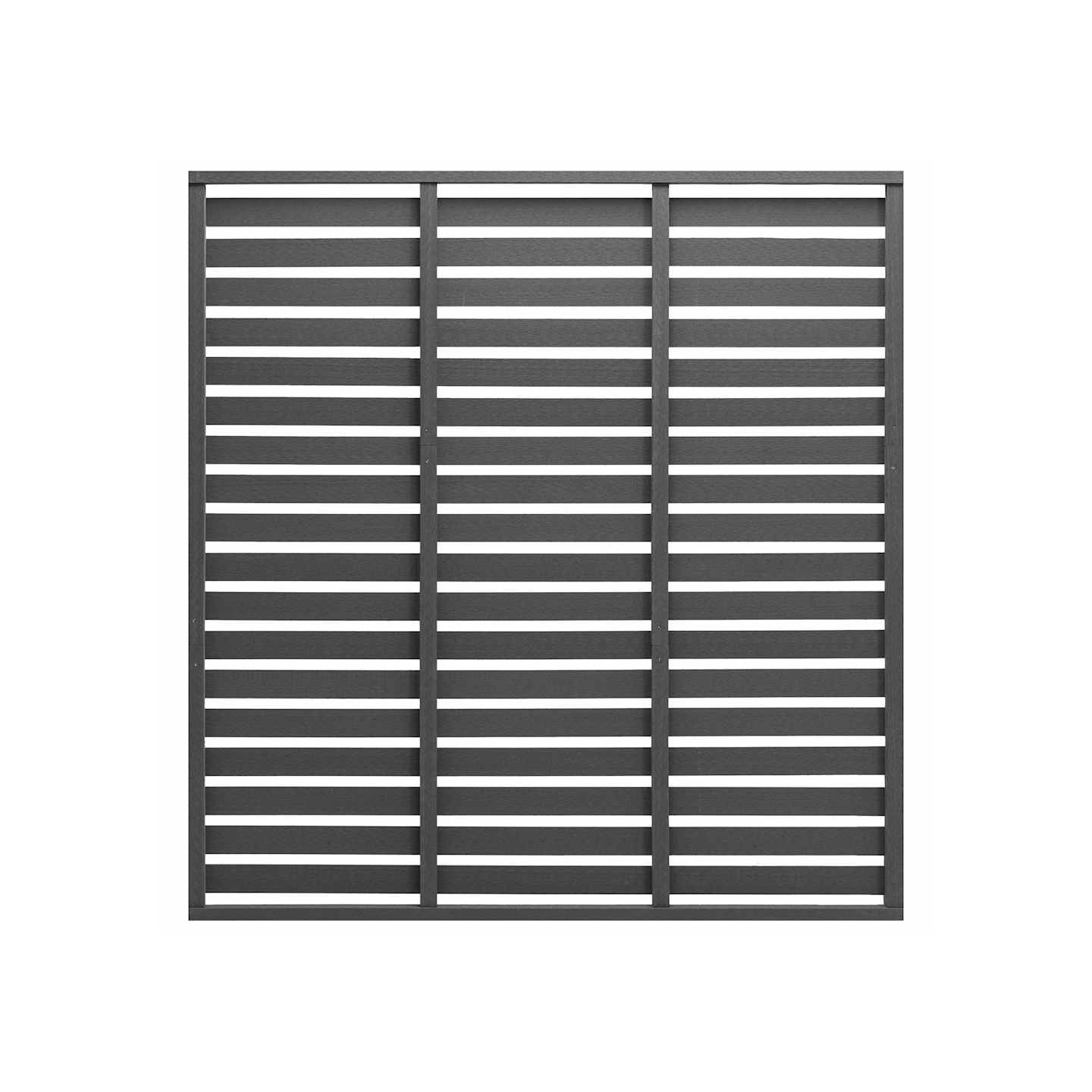 Panneau de clôture WPC 180x180 cm Gris