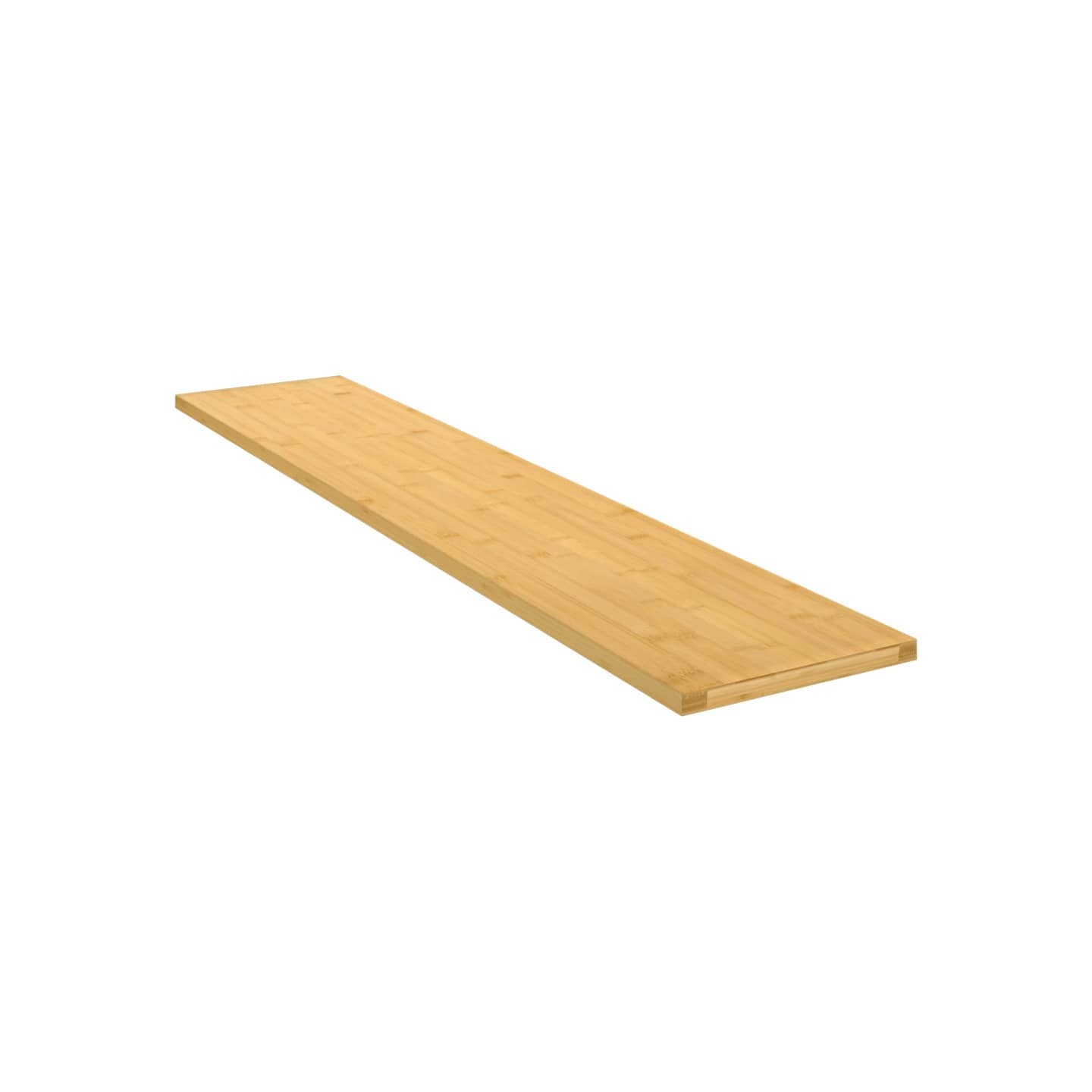 Étagère murale 100x20x1,5 cm bambou