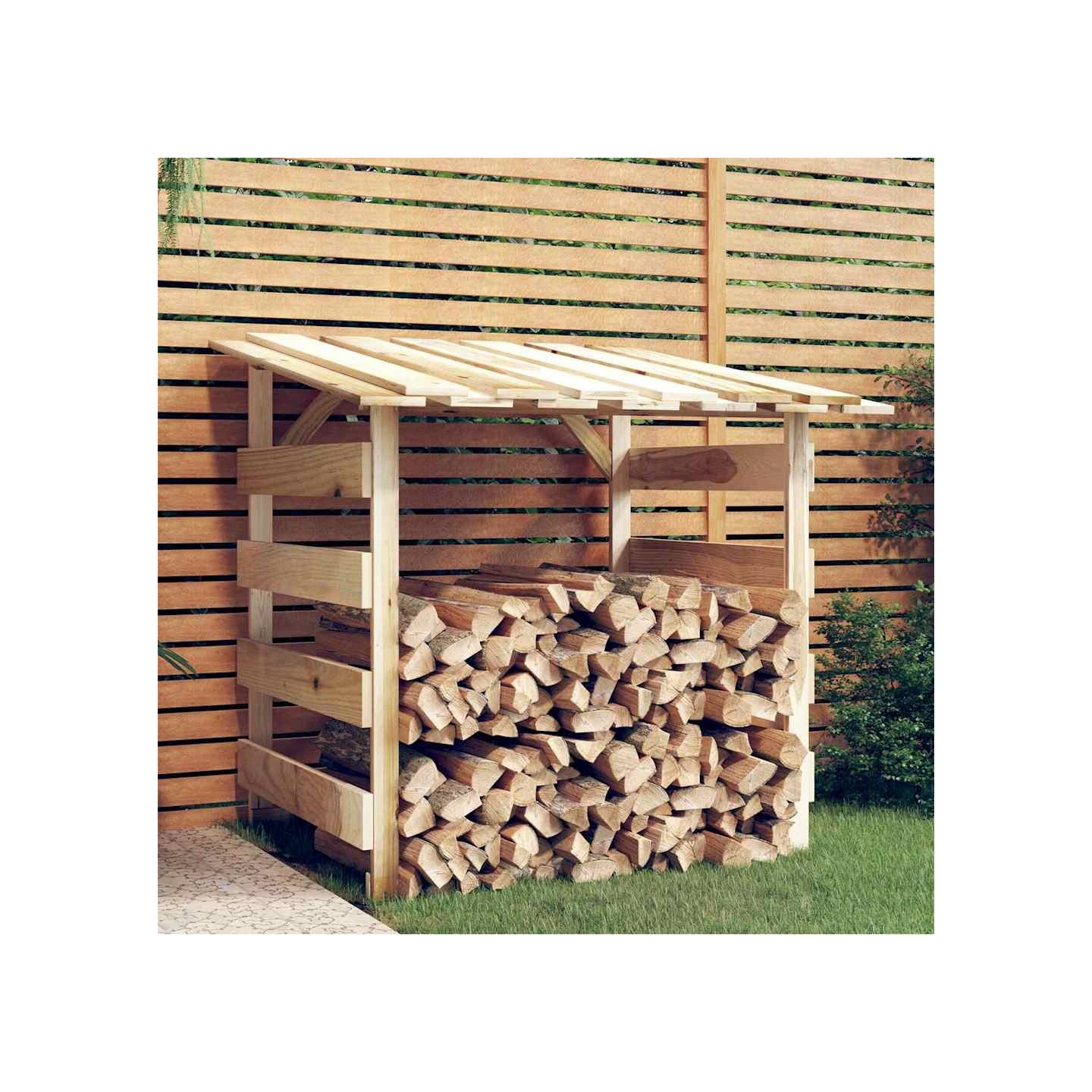 Pergola avec toit 100x90x100 cm Bois de pin imprégné