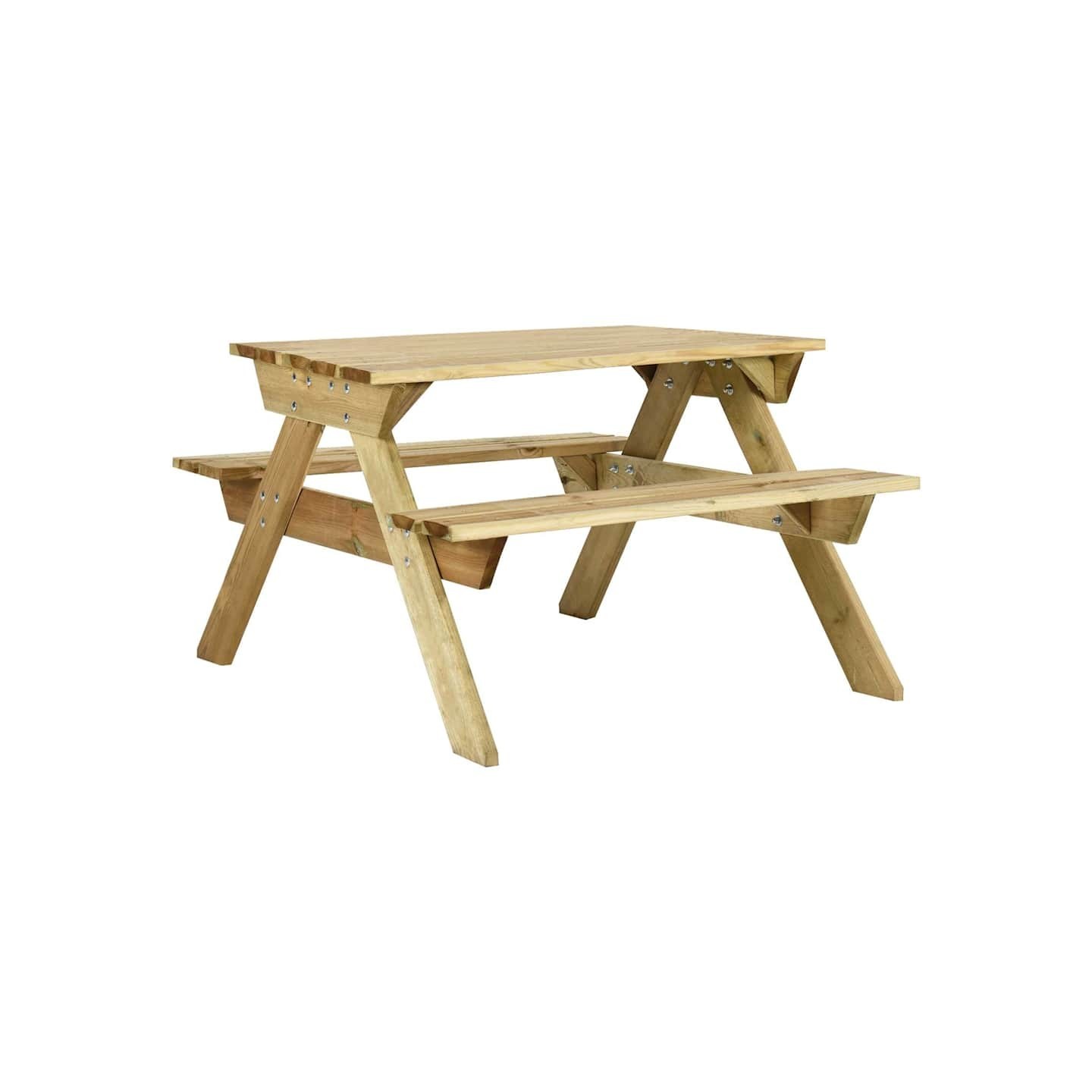 Table de pique-nique et bancs 110x123x73cm Bois de pin imprégné