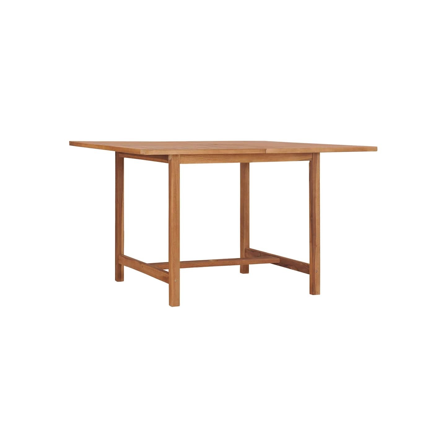 Table à dîner de jardin 110x110x75 cm Bois massif de teck