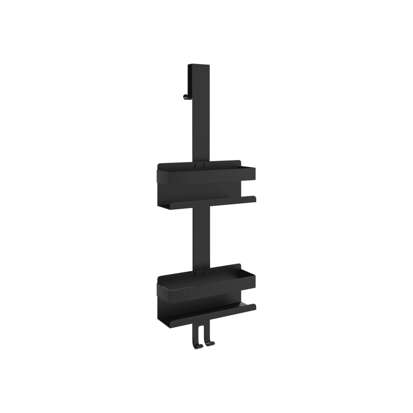 Support de douche suspendu noir mat acier inoxydable 304 brossé