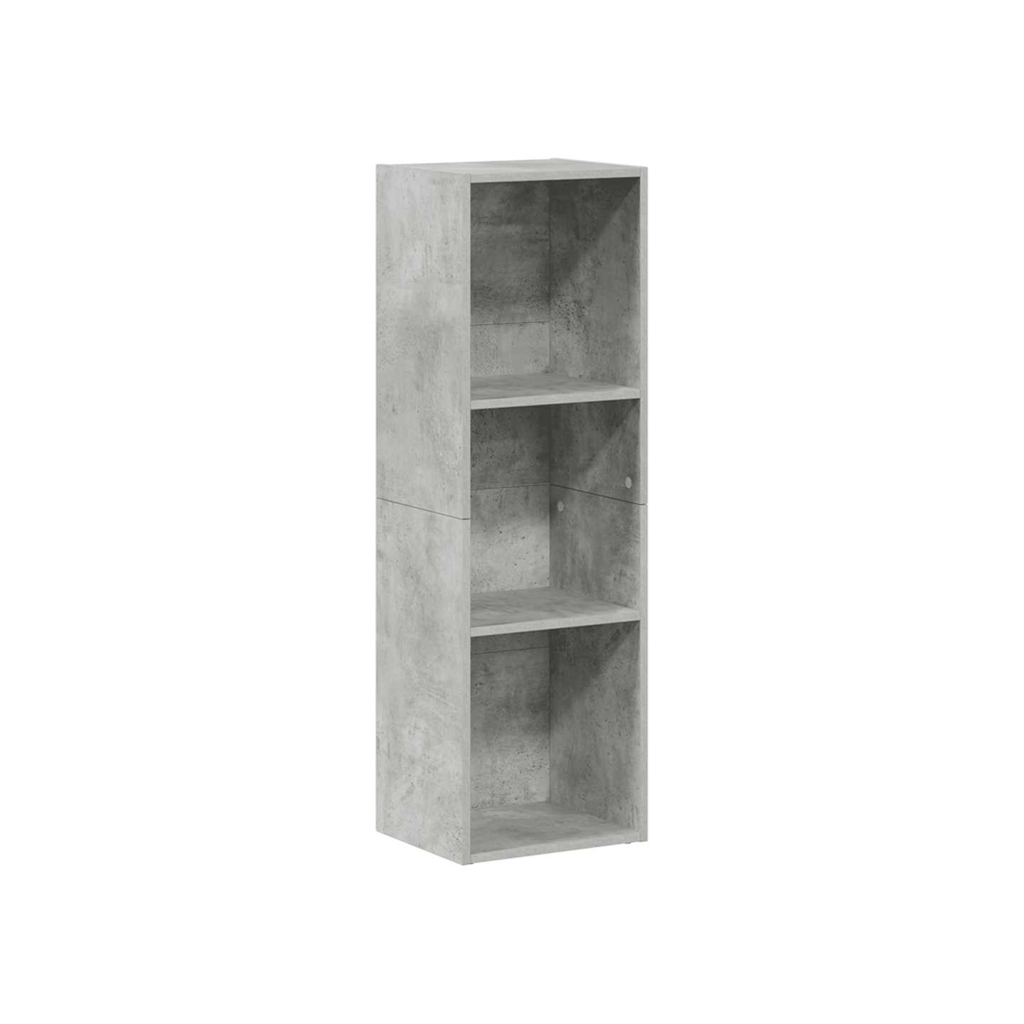 Bibliothèque/Meuble TV Gris béton 36x30x114cm Bois d’ingénierie