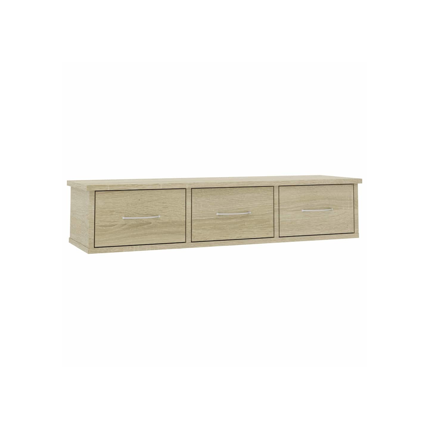 Étagère murale avec tiroirs Chêne sonoma bois d'ingénierie