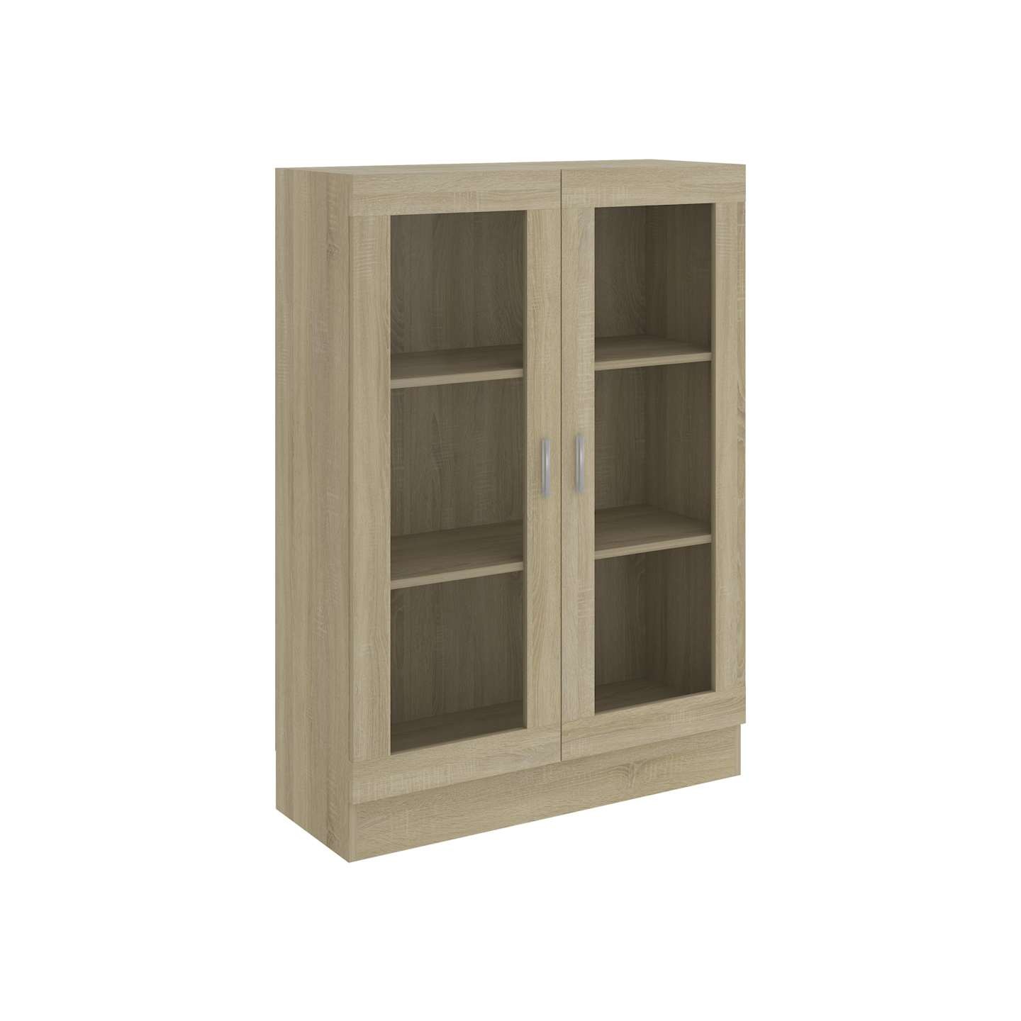 Armoire à vitrine Chêne sonoma 82,5x30,5x115 cm Bois ingénierie