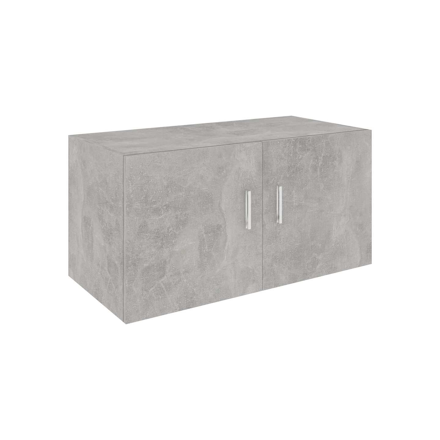 Armoire murale Gris béton 80x39x40 cm Bois d'ingénierie