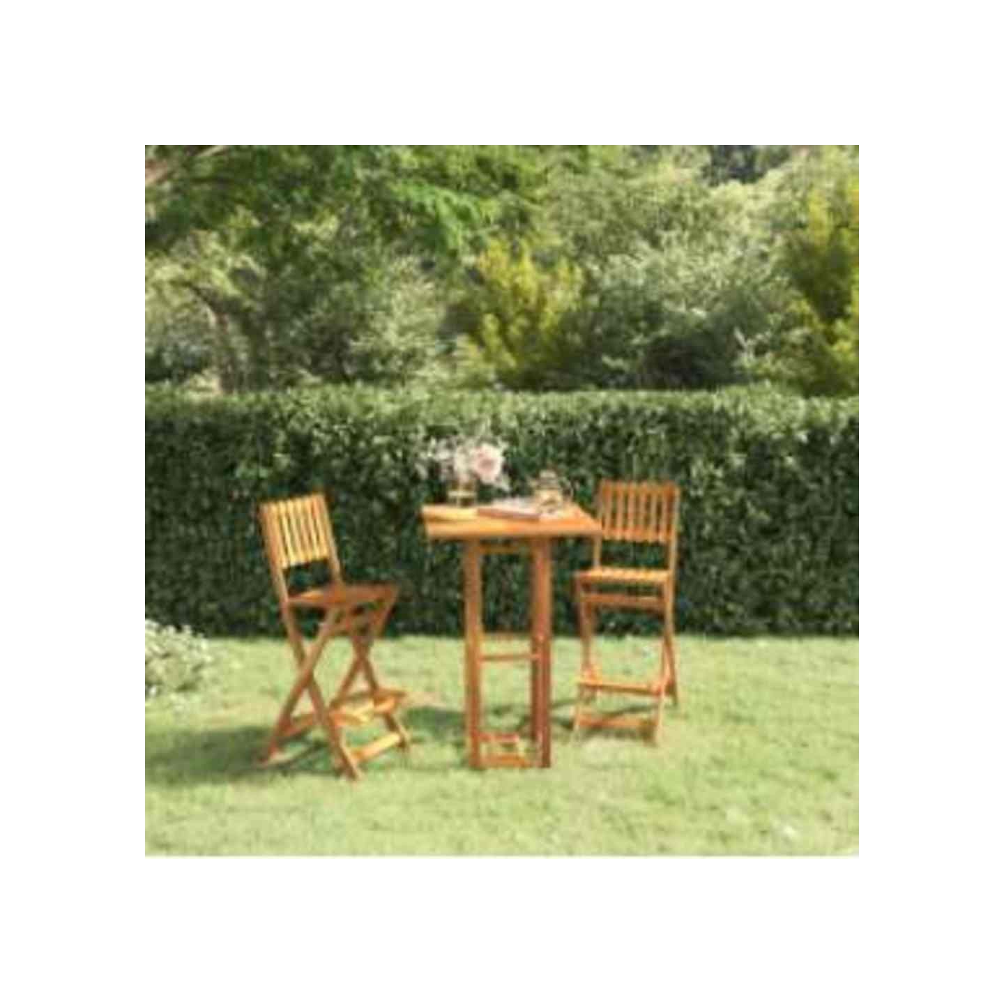 Table de bistro 75x75x110 cm Bois d'acacia massif