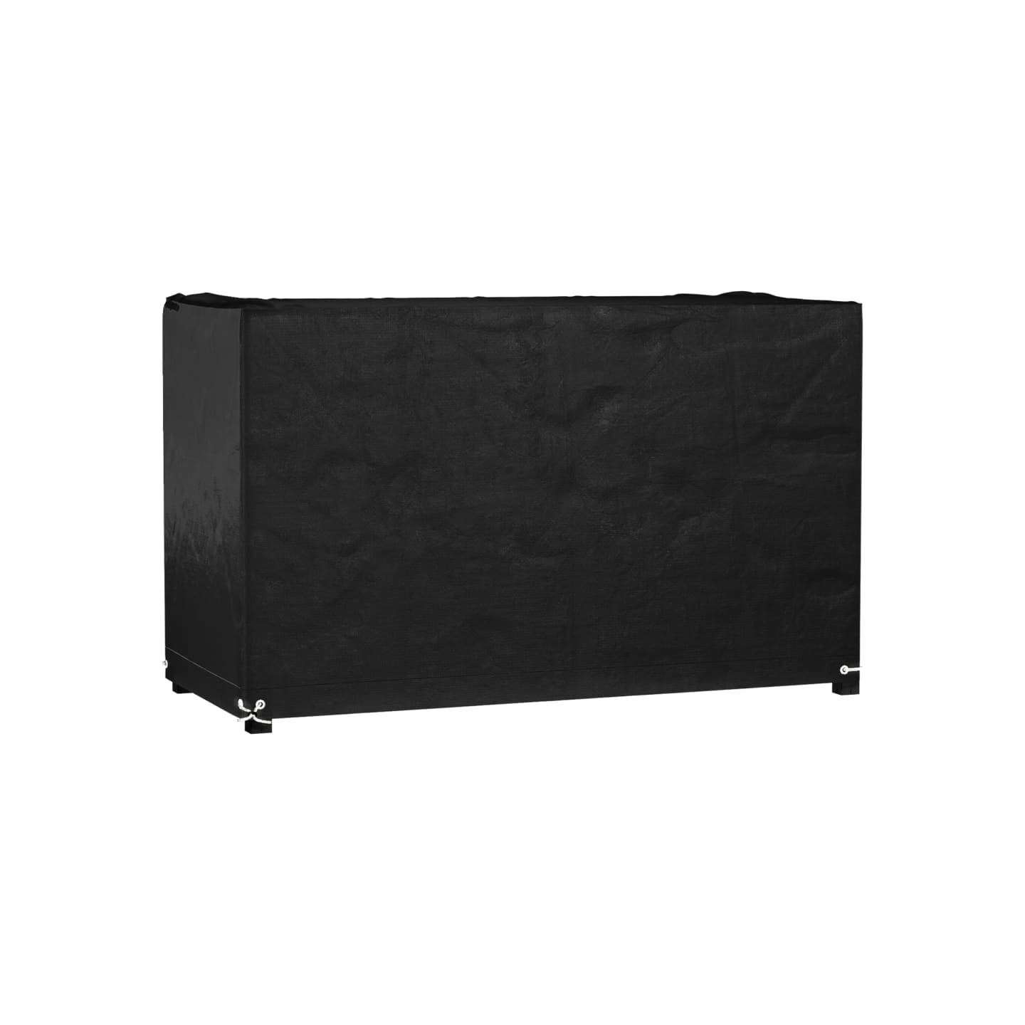 Housse de salon de jardin 8 œillets 125x55x75 cm rectangulaire