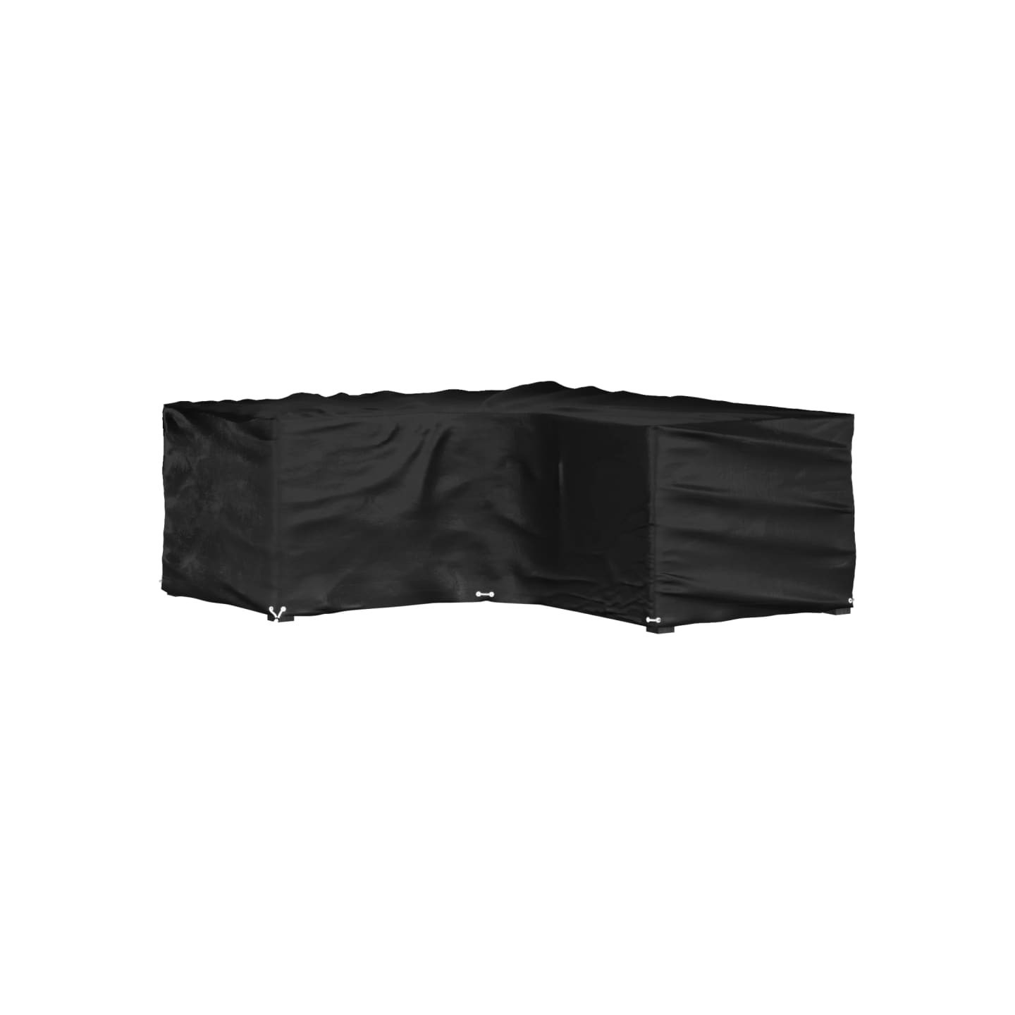 Housse de salon de jardin en forme de L 12 œillets 185x185x70cm