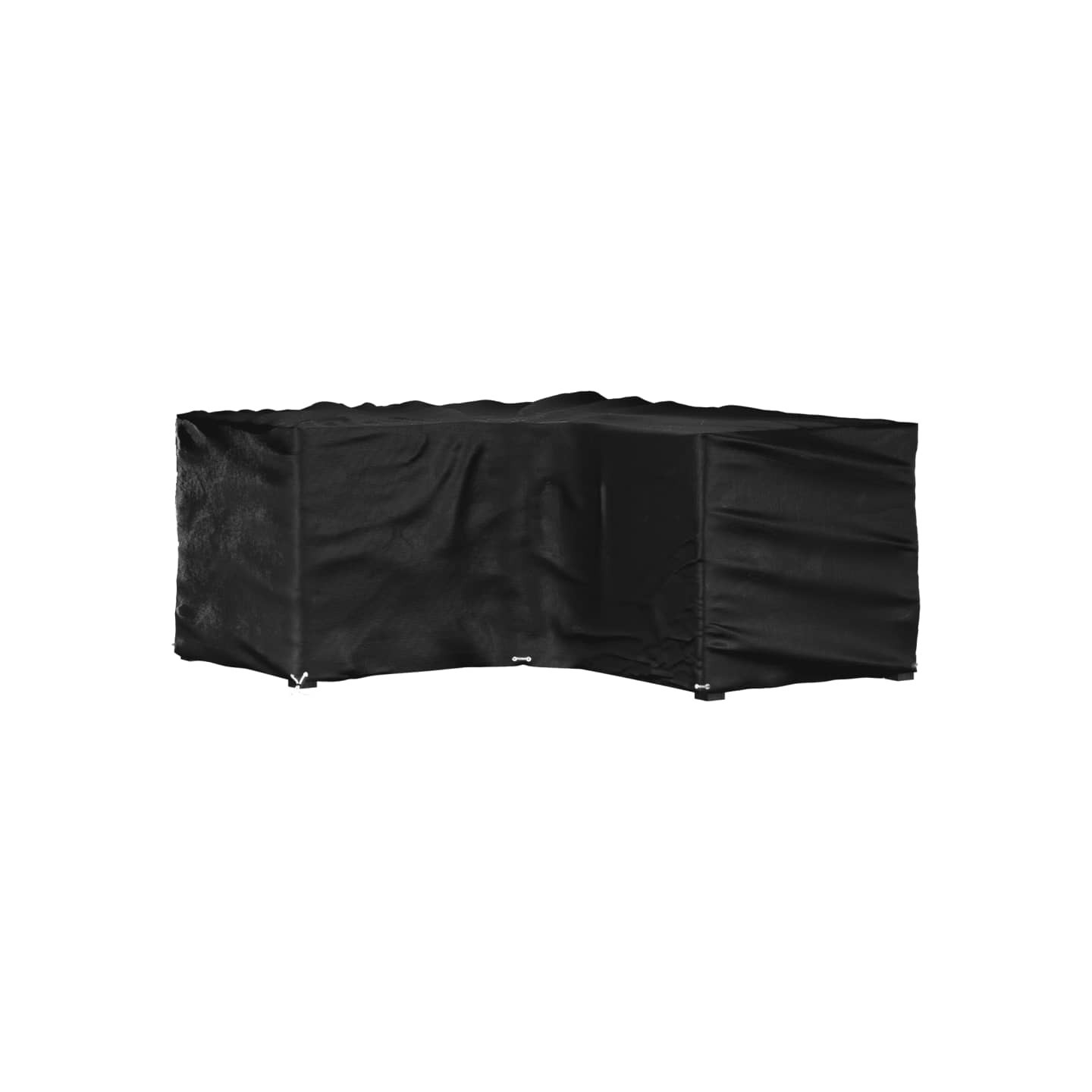 Housse de salon de jardin en forme de L 16 œillets 215x215x90cm