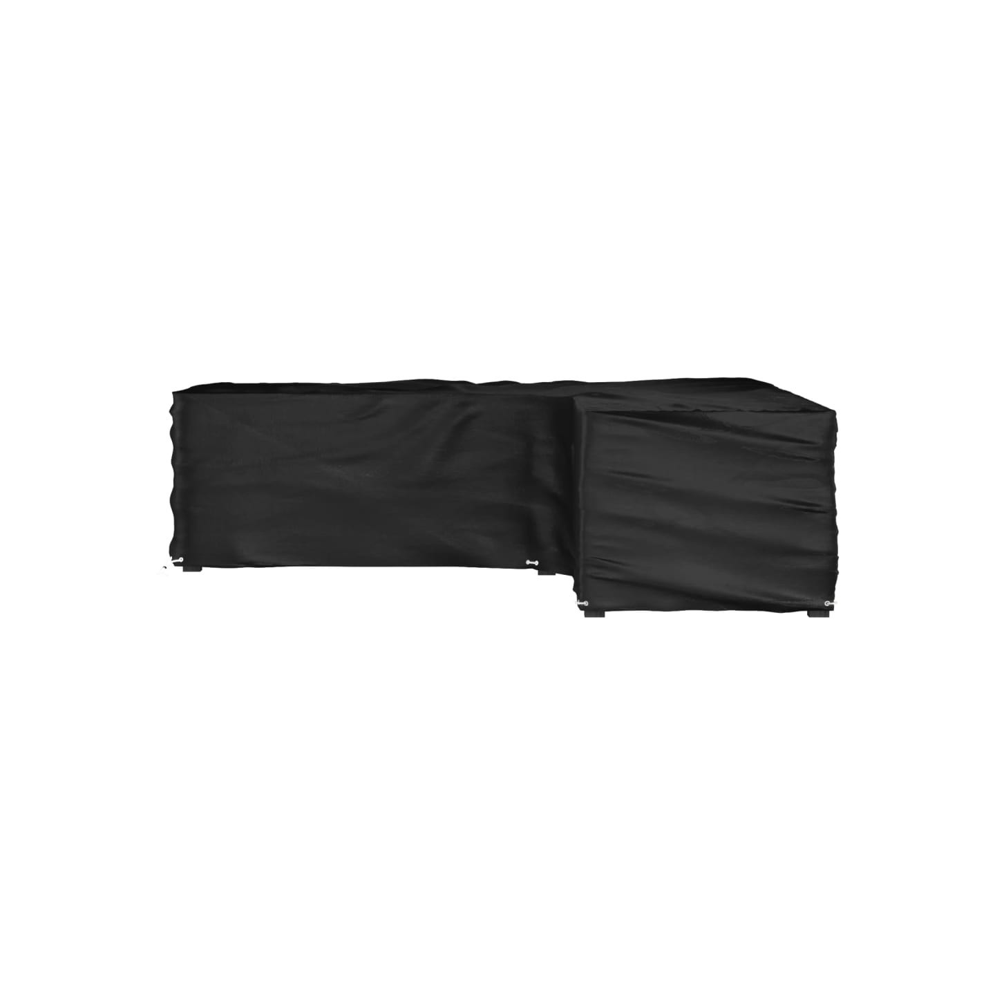 Housse de salon de jardin en forme de L 16 œillets 250x250x70cm