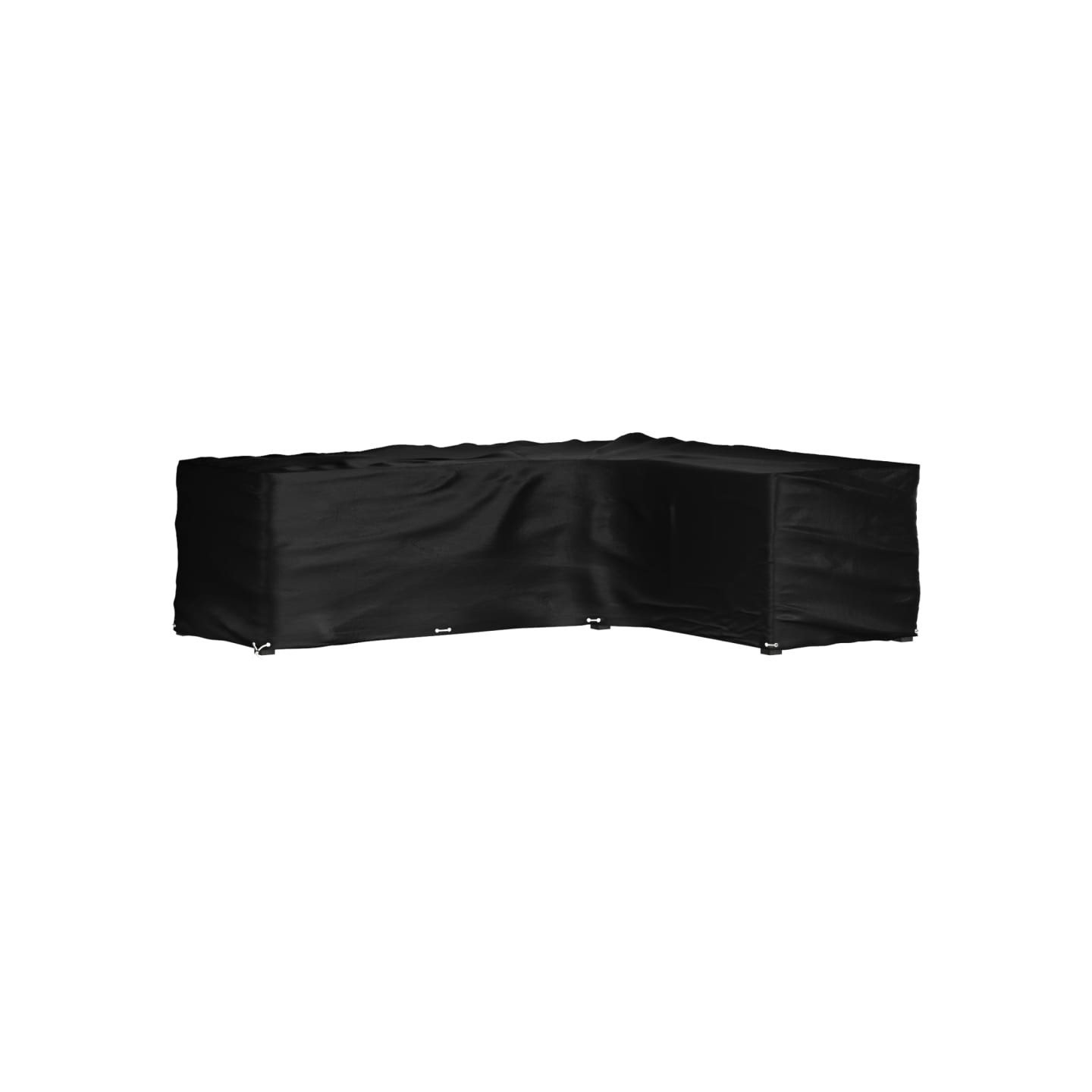 Housse de salon de jardin en forme de L 18 œillets 285x220x80cm