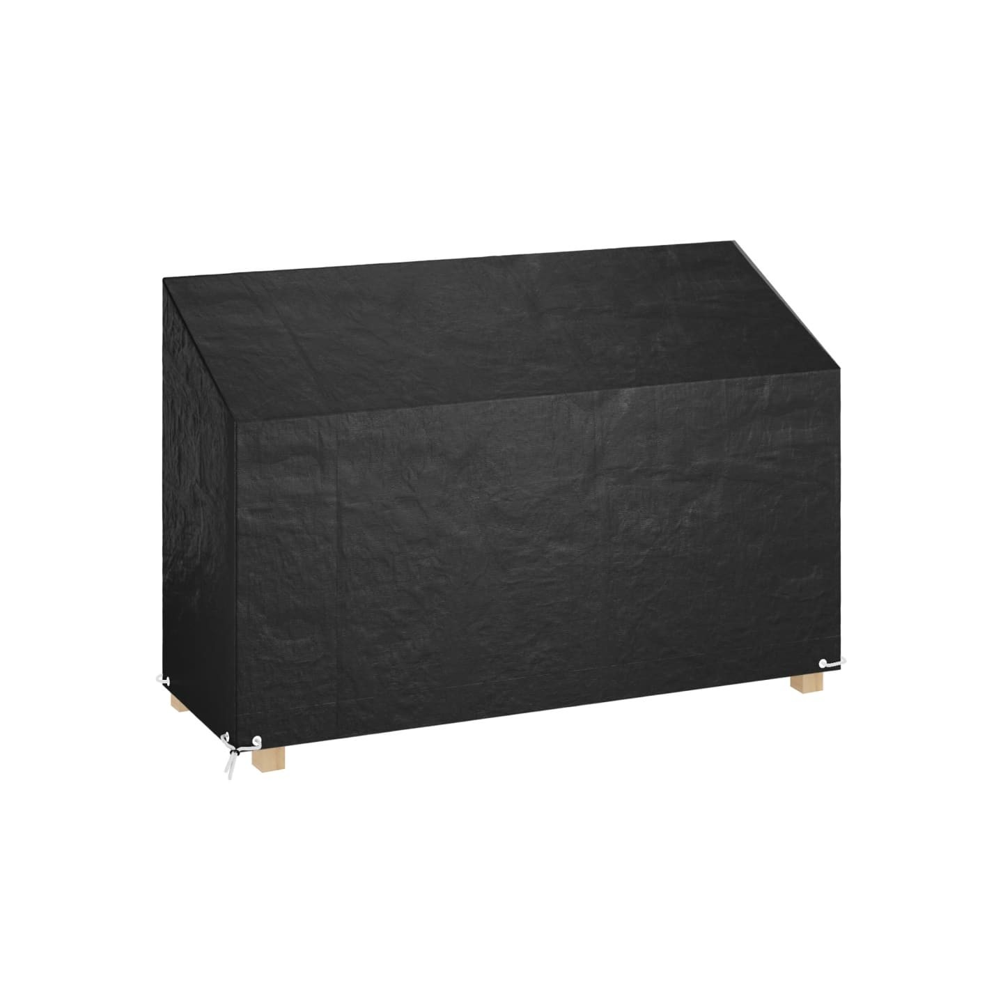 Housse de banc de jardin 8 œillets 190x70x70/88 cm polyéthylène
