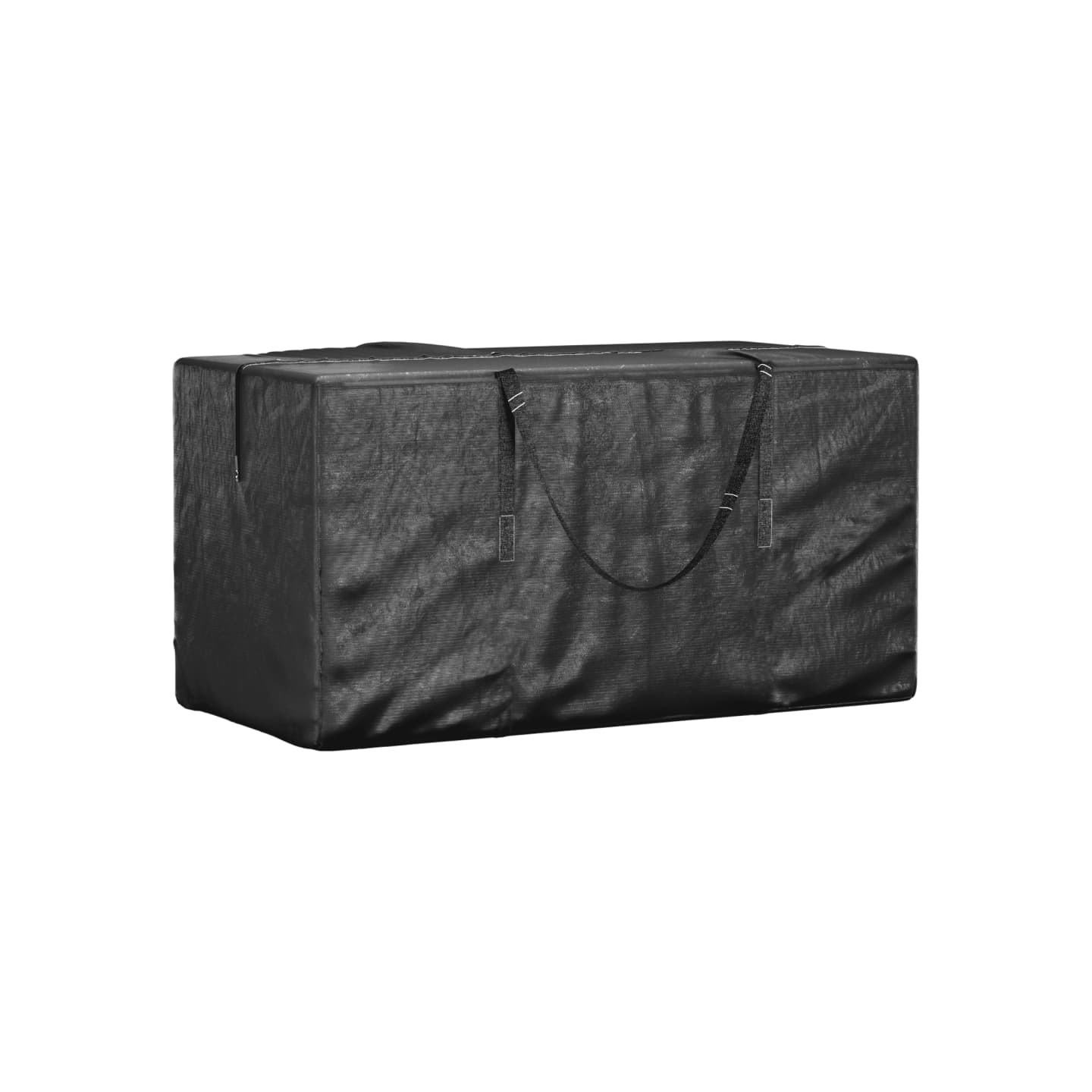 Sac de rangement pour sapin de Noël noir 150x75x75 cm PE