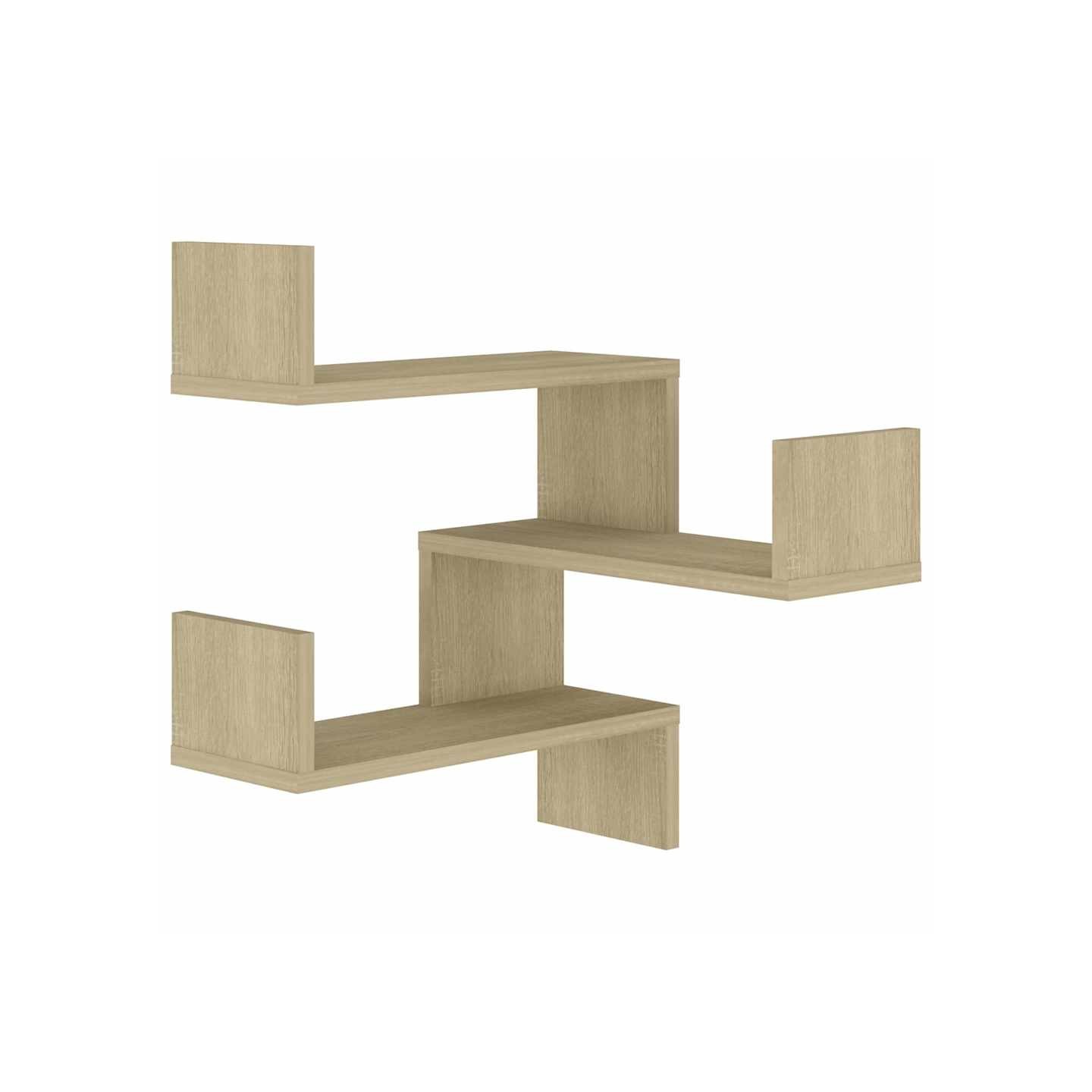 Étagère d'angle murale Chêne Sonoma 40x40x50 cm bois ingénierie