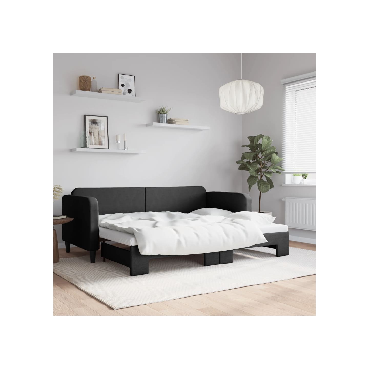 Lit de jour avec gigogne sans matelas 80x200 cm