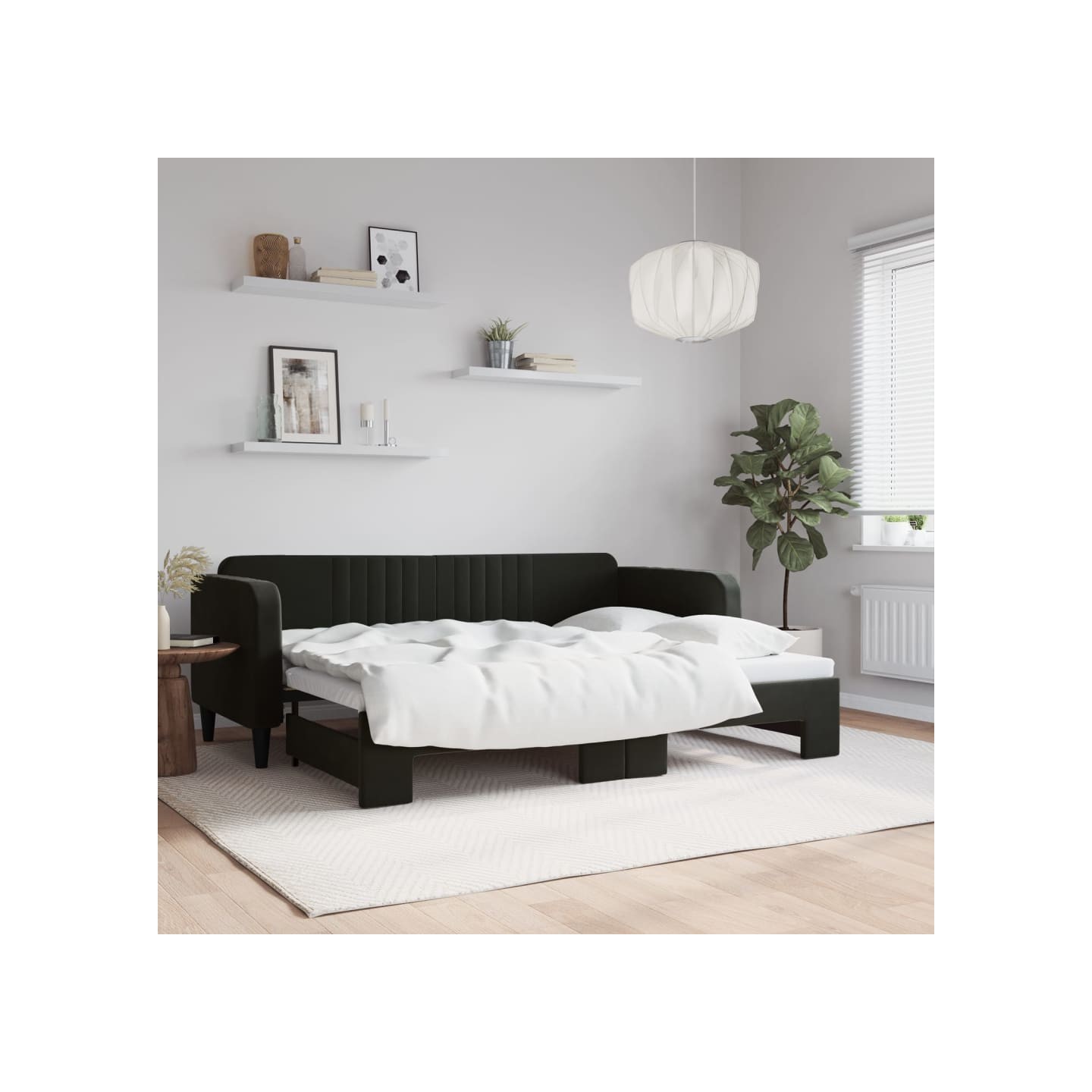 Lit de jour avec gigogne sans matelas 80x200 cm