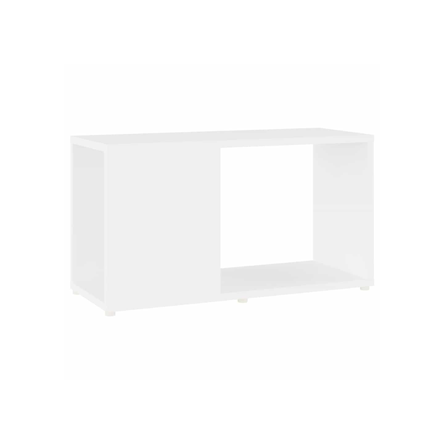 Meuble TV Blanc 60x24x32 cm Bois d'ingénierie
