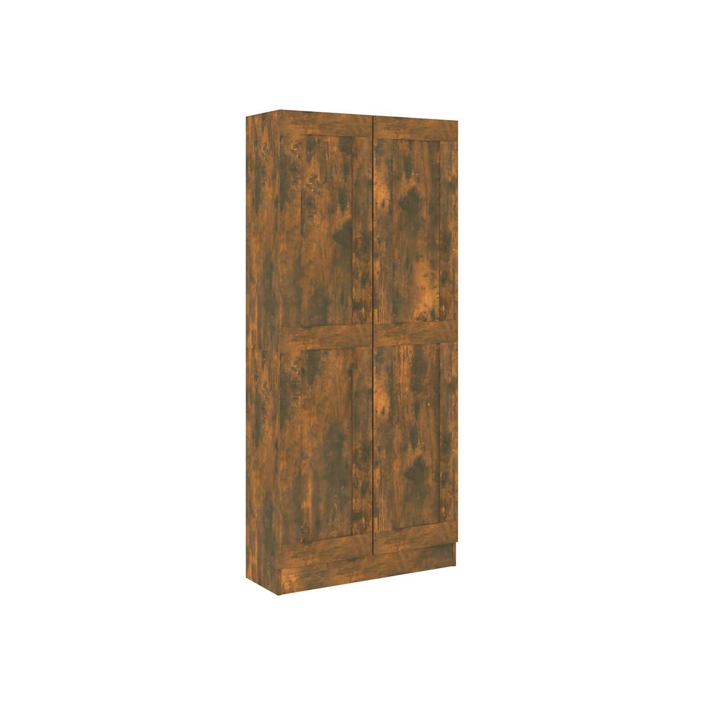 Armoire à livres Chêne fumé 82,5x30,5x185,5cm Bois d'ingénierie