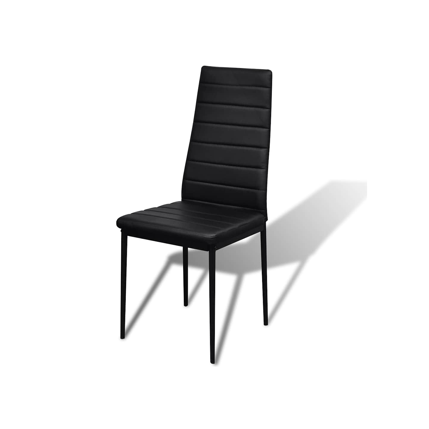 Ensemble de table pour salle à manger cinq pièces noir