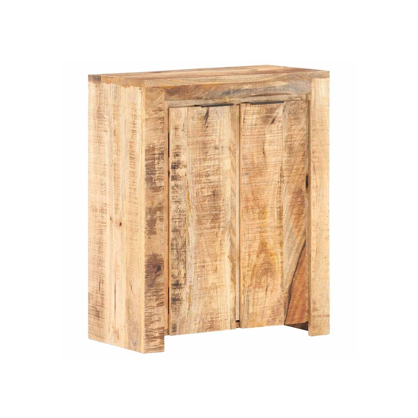 Buffet 59x33x75 cm Bois de manguier brut