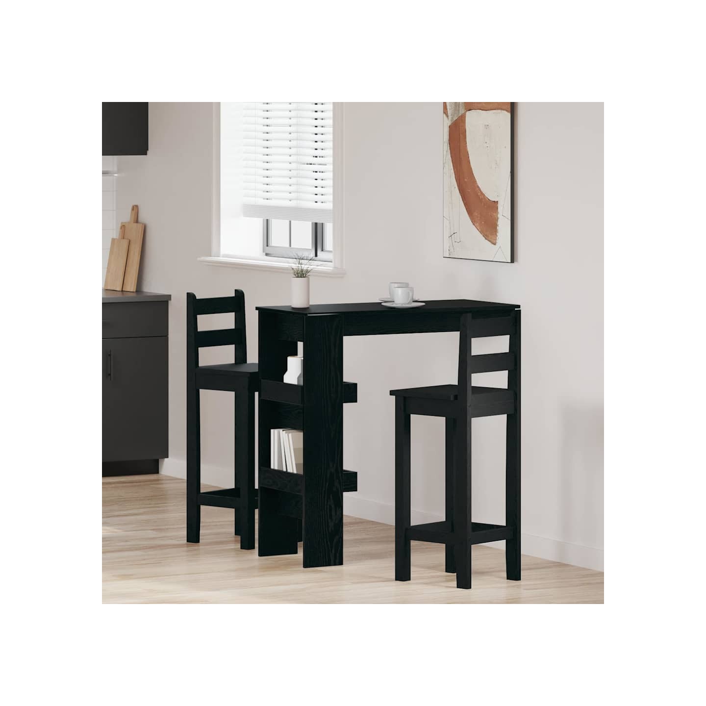 Table de Bar Murale 102 x 45 x 103,5 cm Bois d'ingénierie