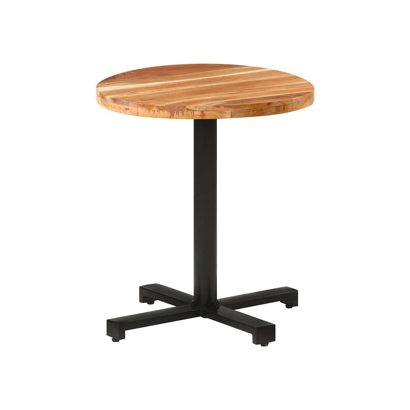 Table de bistro Ronde Ø70x75 cm Bois d'acacia massif
