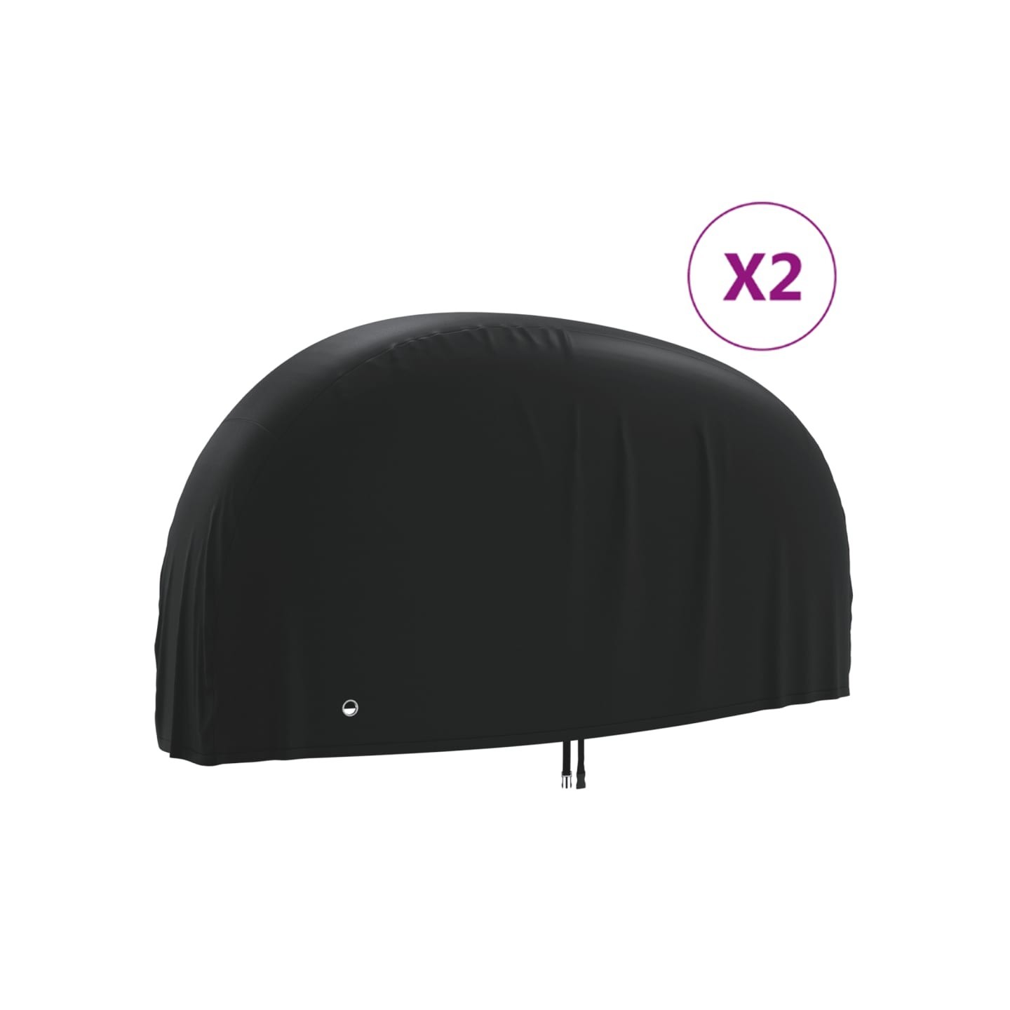 Housses de vélo 2 pcs 200x70x110 cm tissu oxford 190T