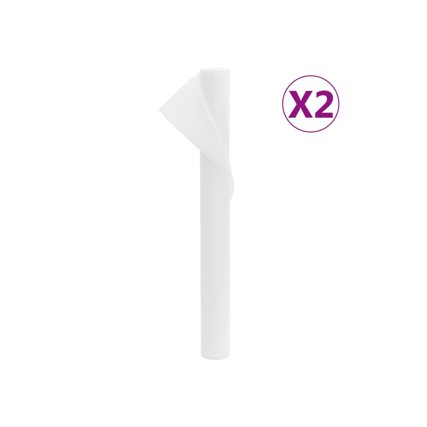 Toison végétale 2 rouleaux 70 g/m² 10x1,6 m