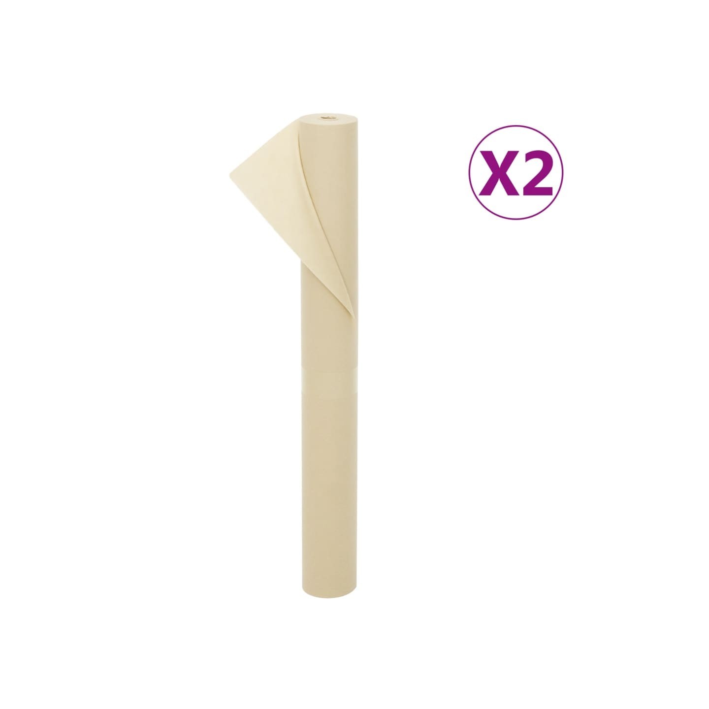 Toison végétale 2 rouleaux 70 g/m² 10x1,6 m