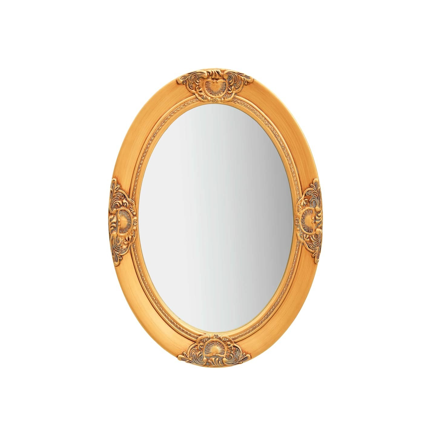 Miroir mural style baroque 50x70 cm Doré
