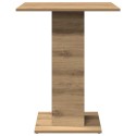 Table de bistro chêne artisanal 60x60x75 cm bois d'ingénierie