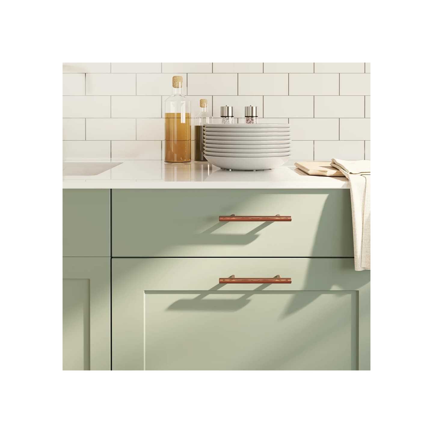 Poignées d'armoire 20 pcs bronze 96 mm acier inoxydable