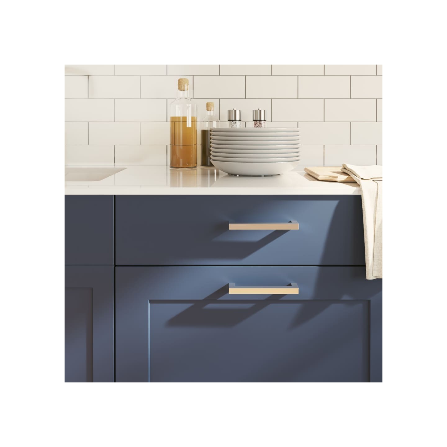 Poignées d'armoire 20 pcs argenté 128 mm acier inoxydable