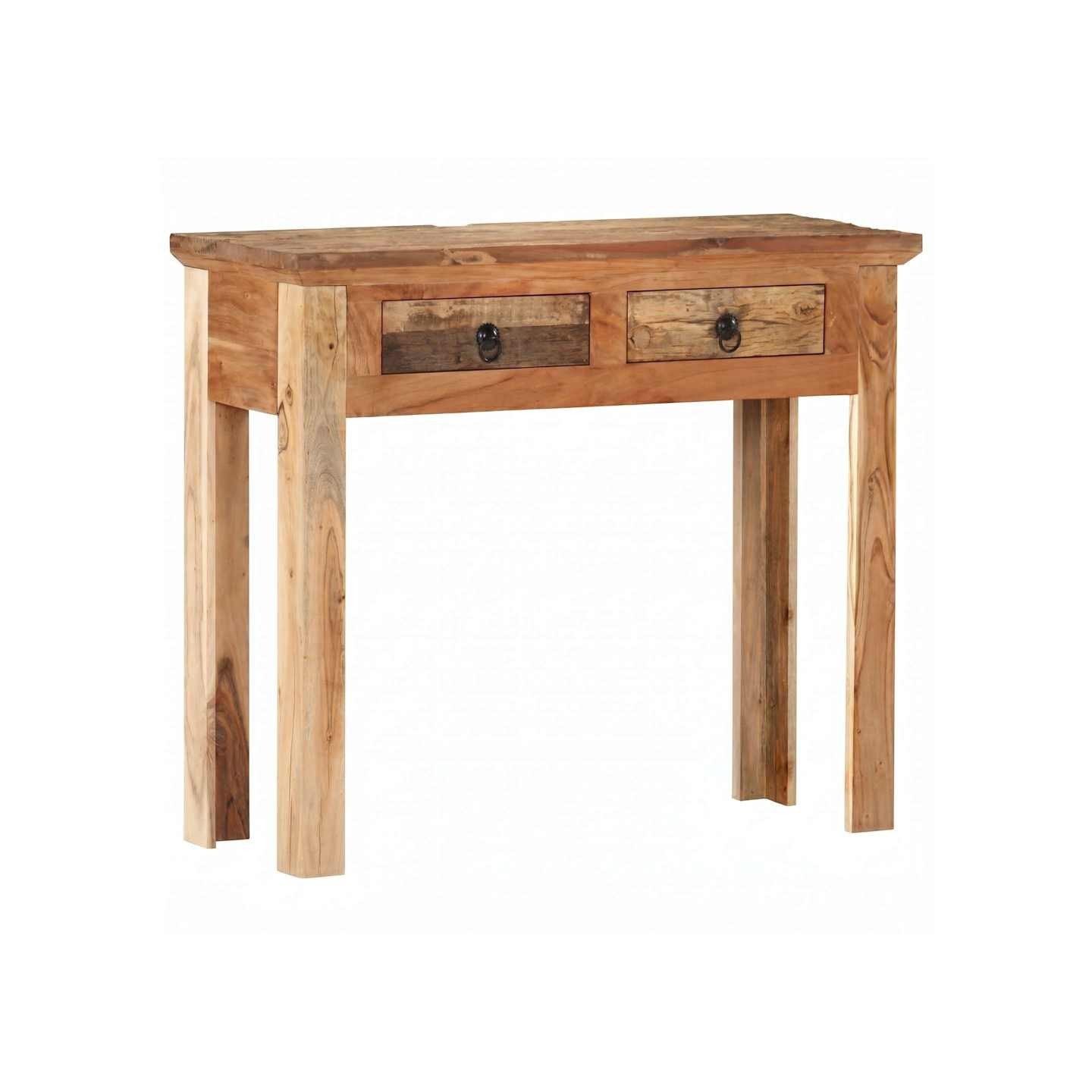 Table console 90,5x30x75 cm Bois d'acacia et de récupération