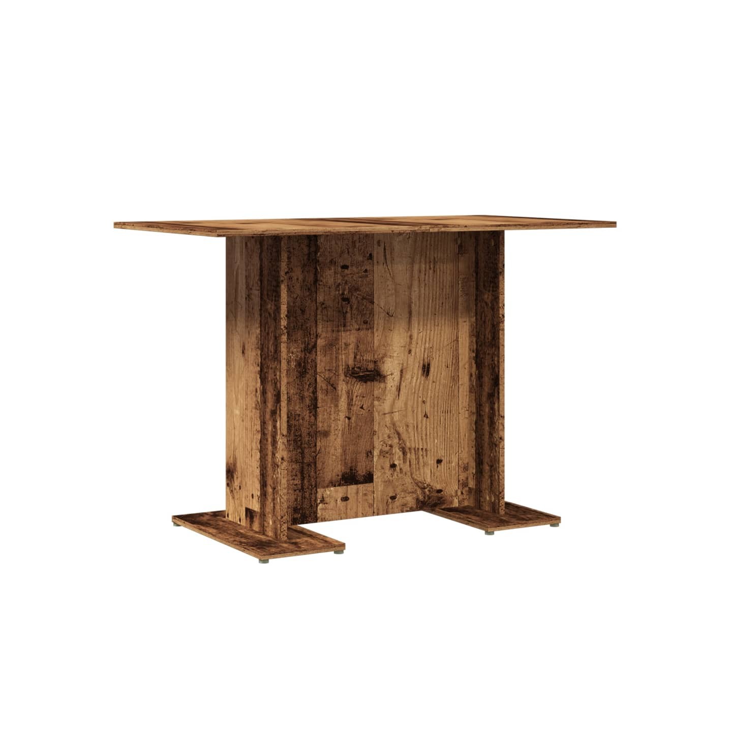 Table à manger vieux bois 110 x 60 x 75 cm bois ingénierie