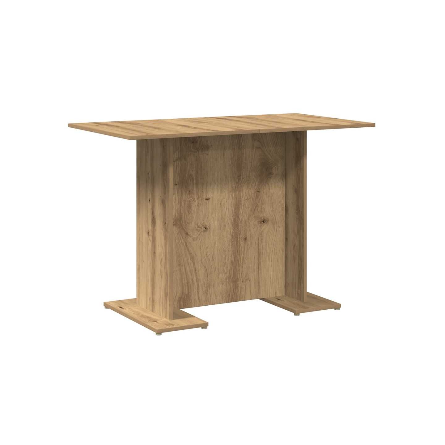 Table à manger chêne artisanal 110 x 60 x 75 cm bois ingénierie