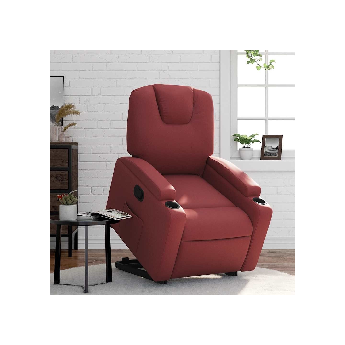 Fauteuil inclinable Rouge bordeaux Similicuir