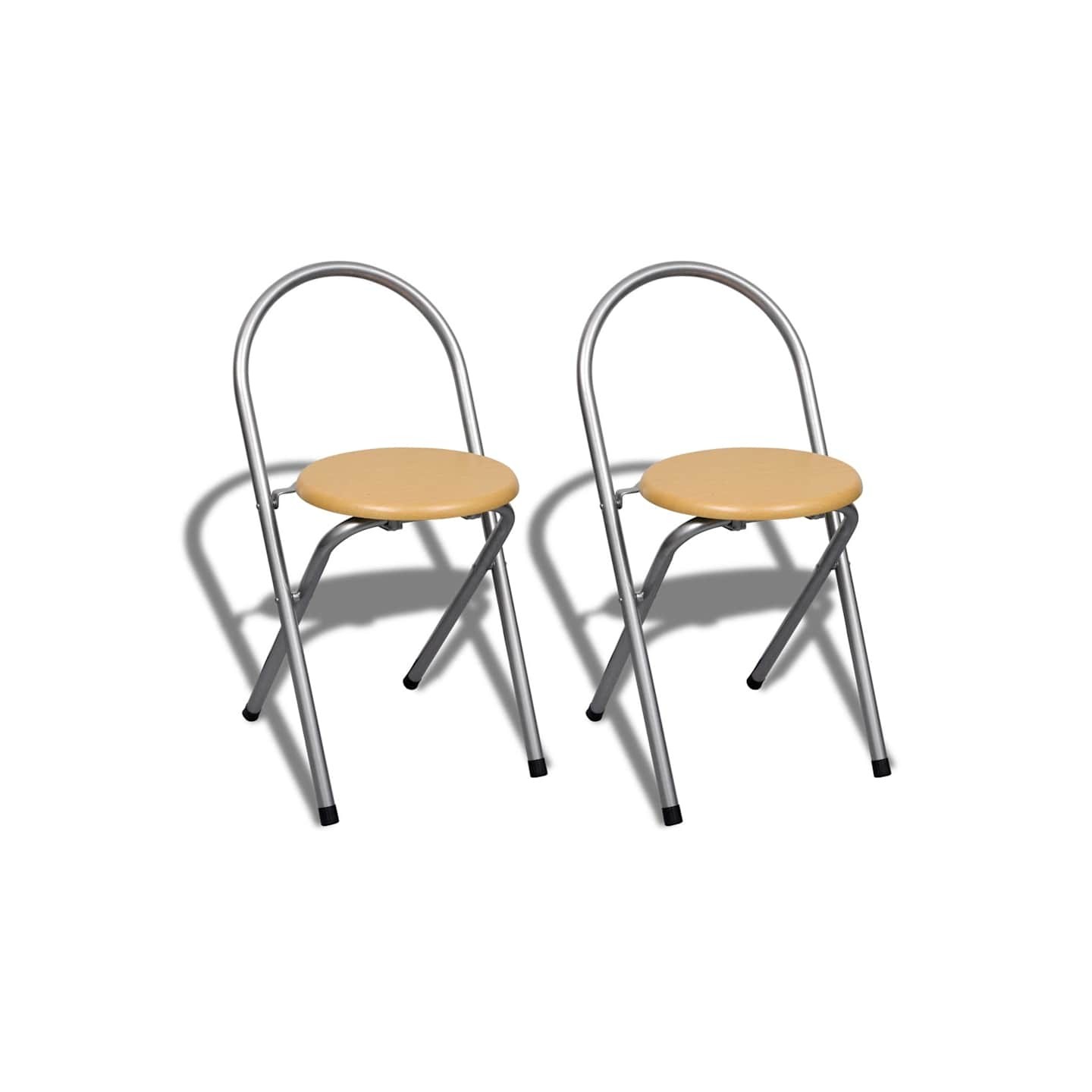 Jeu de bar petit-déjeuner pliable avec 2 chaises